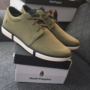 Hush Puppies Men's Green Casual Sneakers